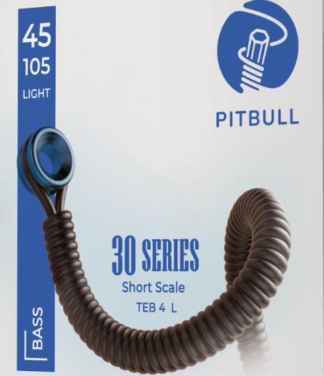 Pitbull Strings 30 Series 4 Saiter 45-105 Bass Saiten Short Scale